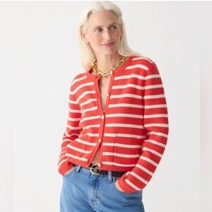 Emilie sweater lady jacket in stripe